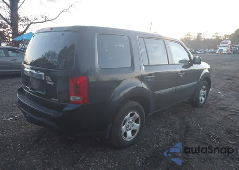 2013 Honda Pilot Lx from USA, damaged, VIN 5FNYF4H20DB004037